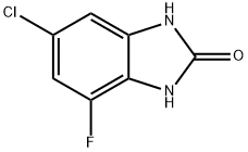 6-chloro-4-fluoro-2,3-dihydro-1H-1,3-benzodiazol-2-one Struktur