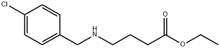 4-((4-氯苄基)氨基)丁酸乙酯,1391078-34-4,结构式