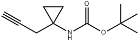 tert-butyl 1-(prop-2-ynyl)cyclopropylcarbamate Structure