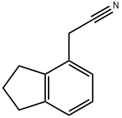 2-(2,3-dihydro-1H-inden-4-yl)acetonitrile Structure