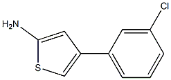 4-(3-chlorophenyl)thiophen-2-amine|2-氨基-4-(3-氯苯基)噻吩