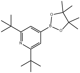 2,6-di-tert-butyl-4-(4,4,5,5-tetramethyl-1,3,2-dioxaborolan-2-yl)pyridine