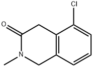 3(2H)-Isoquinolinone, 5-chloro-1,4-dihydro-2-methyl- 结构式