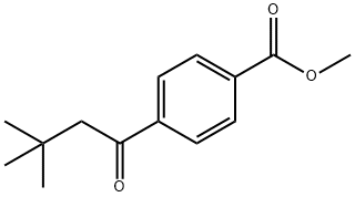 methyl 4-(3,3-dimethylbutanoyl)benzoate 结构式