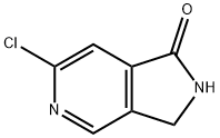 6-氯-2,3-二氢-1H-吡咯并[3,4-C]吡啶-1-酮,1393555-72-0,结构式