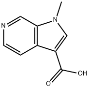 1-Methyl-1H-pyrrolo[2,3-c]pyridine-3-carboxylic acid Structure