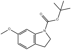 tert-butyl 6-methoxyindoline-1-carboxylate|N-BOC-6-甲氧基吲哚啉