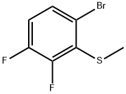 6-Bromo-2,3-difluorothioanisole Structure