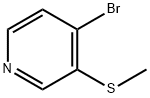 4-Bromo-3-(methylsulfanyl)pyridine Structure