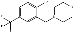 4-[[2-Bromo-5-(trifluoromethyl)phenyl]methyl]morpholine|4-[[2-溴-5-(三氟甲基)苯基]甲基]吗啉