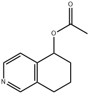 5-acetoxy-5,6,7,8-tetrahydroisoquinoline 结构式