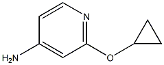 2-环丙氧基吡啶-4-胺, 1394914-91-0, 结构式