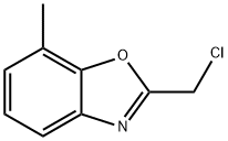 2-(chloromethyl)-7-methylbenzo[d]oxazole Structure