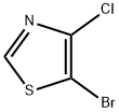 5-Bromo-4-chlorothiazole 化学構造式