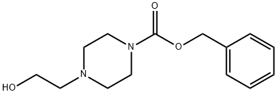 benzyl 4-(2-hydroxyethyl)piperazine-1-carboxylate 化学構造式