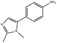 4-(1,2-dimethyl-1H-imidazol-5-yl)aniline Struktur