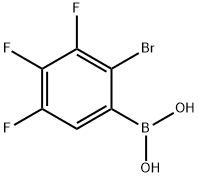 (2-Bromo-3,4,5-trifluorophenyl)boronic acid Structure