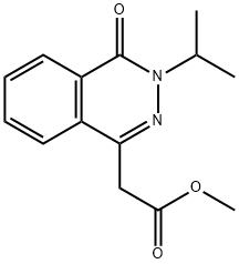 methyl 2-(3-isopropyl-4-oxo-3,4-dihydrophthalazin-1-yl)acetate Struktur