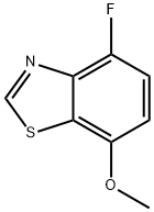 4-fluoro-7-methoxybenzo[d]thiazole Struktur