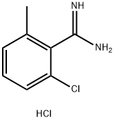 2-氯-6-甲基-苯脒盐酸盐,1402672-54-1,结构式