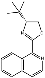 1-[(4R)-4-tert-Butyl-4,5-dihydro-2-oxazolyl]isoquinoline Struktur