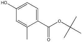 tert-Butyl 4-hydroxy-2-methylbenzoate Structure