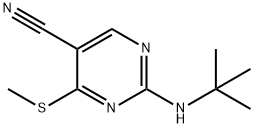 1403865-00-8 2-(tert-butylamino)-4-(methylthio)pyrimidine-5-carbonitrile