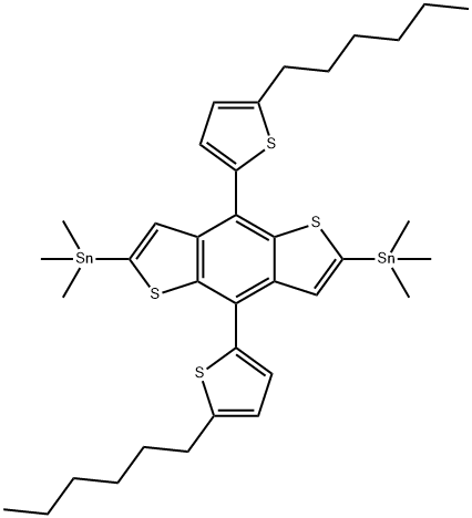 1403984-36-0 4,8-Bis-(5-hexyl-thiophen-2-yl)-2,6-bis-trimethylstannanyl-1,5-dithia-s-indacene