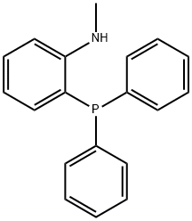 Benzenamine, 2-(diphenylphosphino)-N-methyl-
 化学構造式