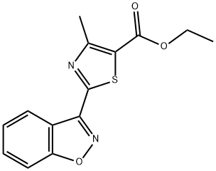 ethyl 2-(benzo[d]isoxazol-3-yl)-4-methylthiazole-5-carboxylate Structure