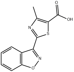 2-(benzo[d]isoxazol-3-yl)-4-methylthiazole-5-carboxylic acid Structure