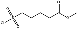 5-(氯磺酰基)戊酸甲酯 结构式