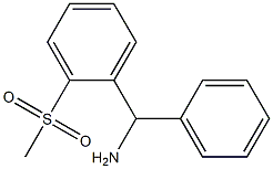 (2-(Methylsulfonyl)phenyl)(phenyl)methanamine, 1408058-18-3, 结构式