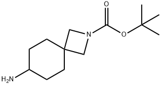 7-アミノ-2-アザスピロ[3.5]ノナン-2-カルボン酸TERT-ブチル 化学構造式