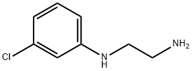 1,2-Ethanediamine, N-(3-chlorophenyl)-
 化学構造式