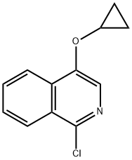 1-chloro-4-(cyclopropyloxy)isoquinoline Structure