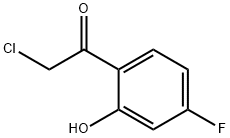 2-Chloro-1-(4-fluoro-2-hydroxyphenyl)ethanone Structure