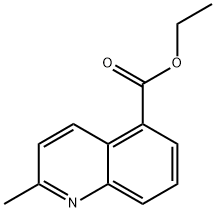Ethyl 2-methylquinoline-5-carboxylate Structure