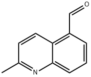 2-Methylquinoline-5-carbaldehyde Struktur