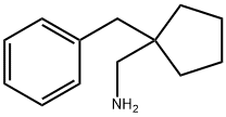 (1-苄基环戊基)甲胺 结构式