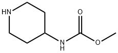 N-4-哌啶基氨基甲酸甲酯,141498-55-7,结构式