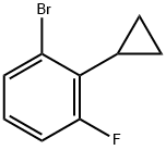 1-bromo-2-cyclopropyl-3-fluorobenzene Structure