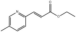 (E)-ethyl 3-(5-methylpyridin-2-yl)acrylate Structure