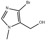 (4-溴-1-甲基-1H-咪唑-5-基)甲醇 结构式