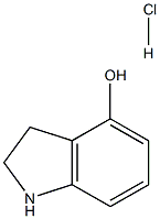 Indolin-4-ol hydrochloride 化学構造式