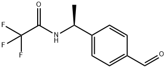 (S)-2,2,2-trifluoro-N-(1-(4-formylphenyl)ethyl)acetamide Structure