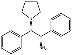(ΑS,ΒS)-Α,Β-二苯基-1-吡咯烷基乙胺, 1416133-22-6, 结构式