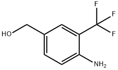 Benzenemethanol, 4-amino-3-(trifluoromethyl)- Struktur
