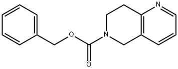 benzyl 7,8-dihydro-1,6-naphthyridine-6(5H)-carboxylate Struktur