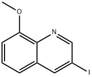 3-IODO-8-METHOXYQUINOLINE, 1416801-74-5, 结构式